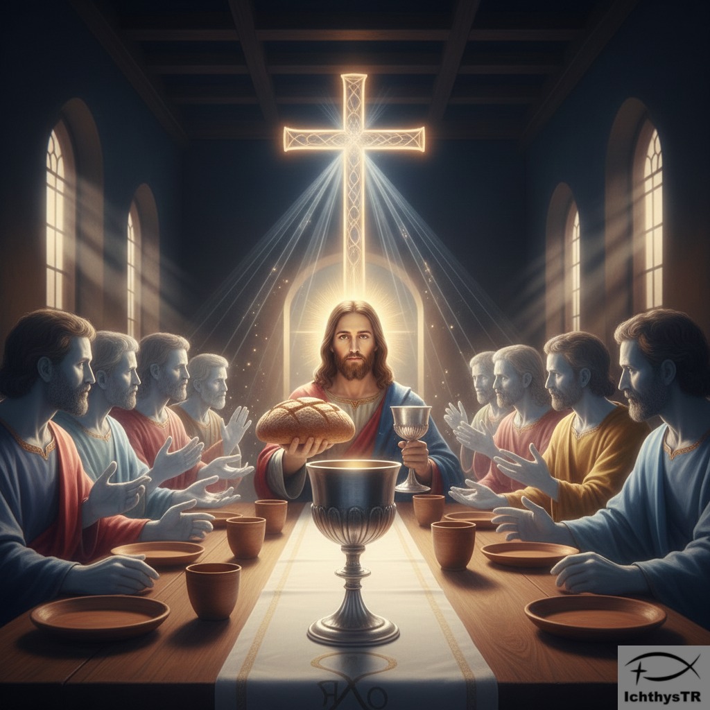 Rab İsa Mesih Efkaristiya aracılığıyla insanlara ulaşır.