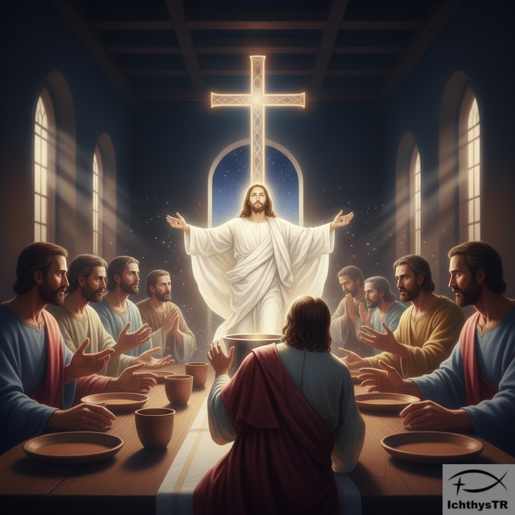 Havariler ve Diriliş gücünü gösteren İsa Mesih